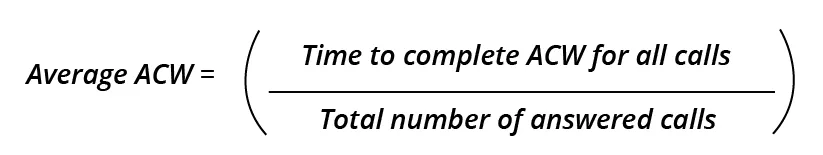 ACW CALL CENTER KPI - customer satisfaction ACW - customer satisfaction